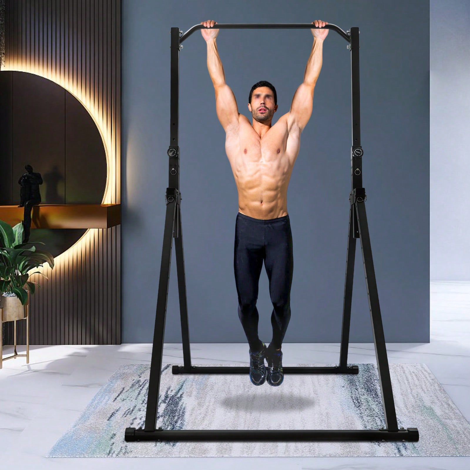 Home Bar And Gym - Dreieckige Klimmzugstange für das Heimfitnessstudio, Krafttrainingsgerät,