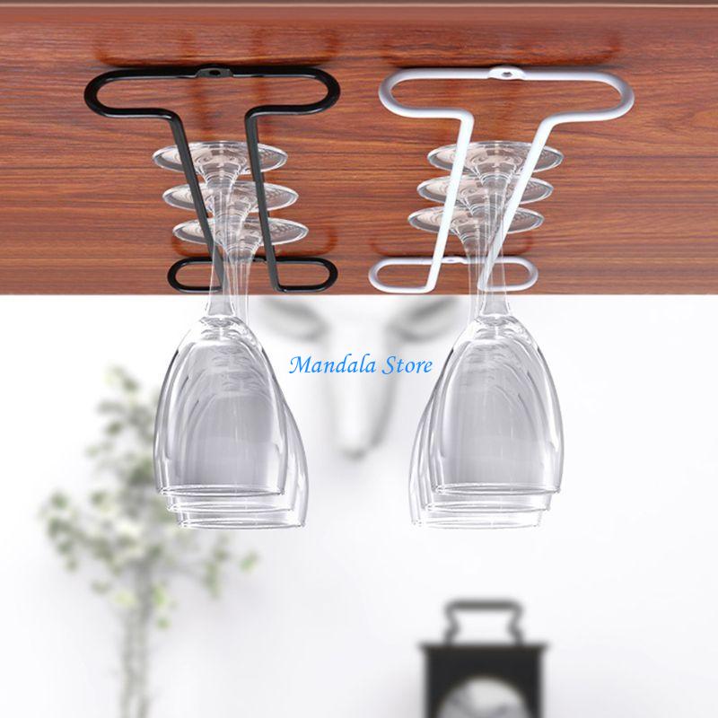 Home Bar And Cabinet - U2JC Weinglas- und Becherhalter aus Metall
