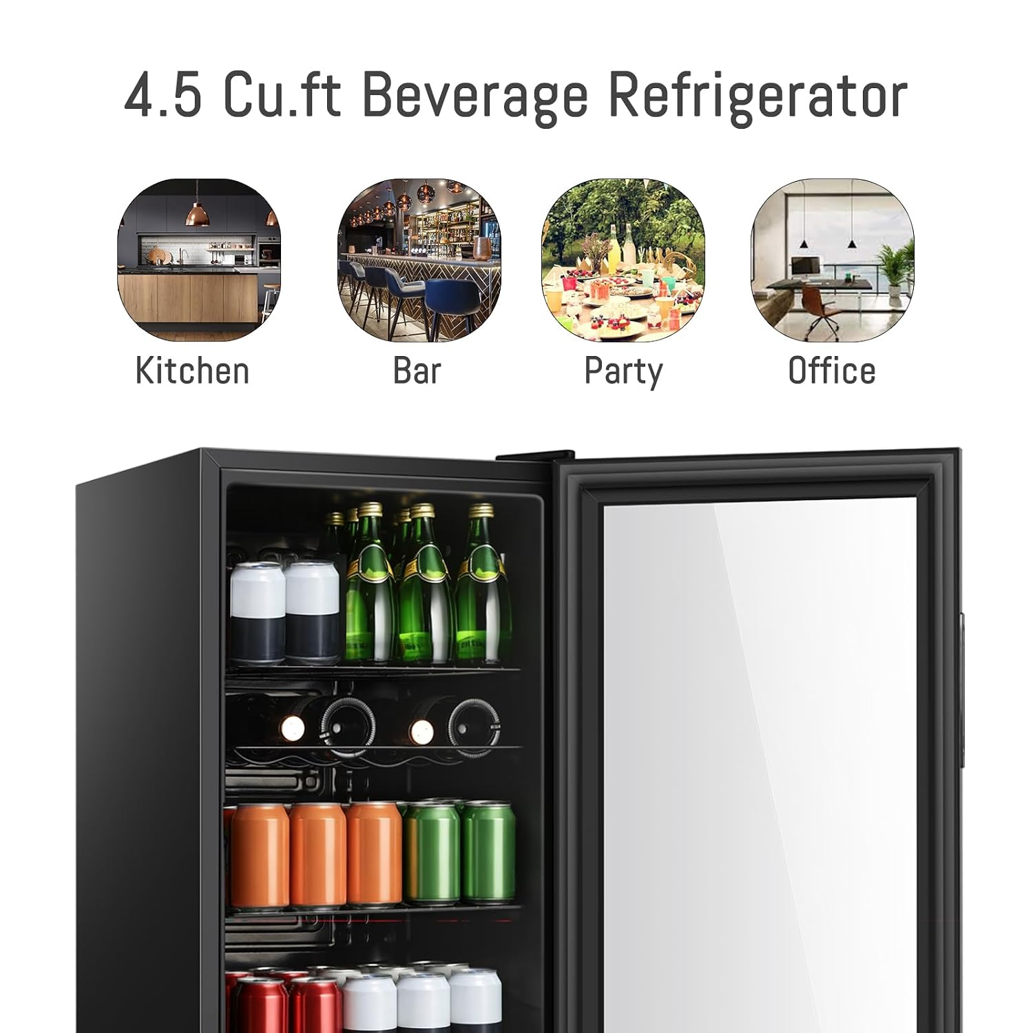 4,5 Kubikfuß Getränkekühlschra – Home Bar And Fridge Bewertung und Preis
