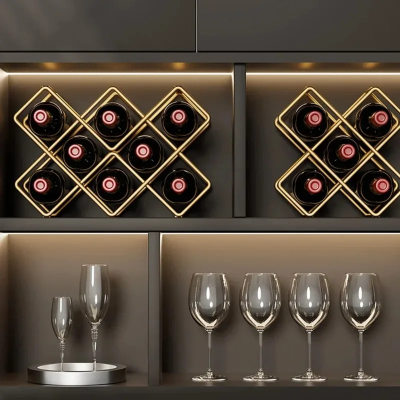 5-Gitter Metall-Weinregal Rotw – Home Bar And Cabinet Bewertung und Preis