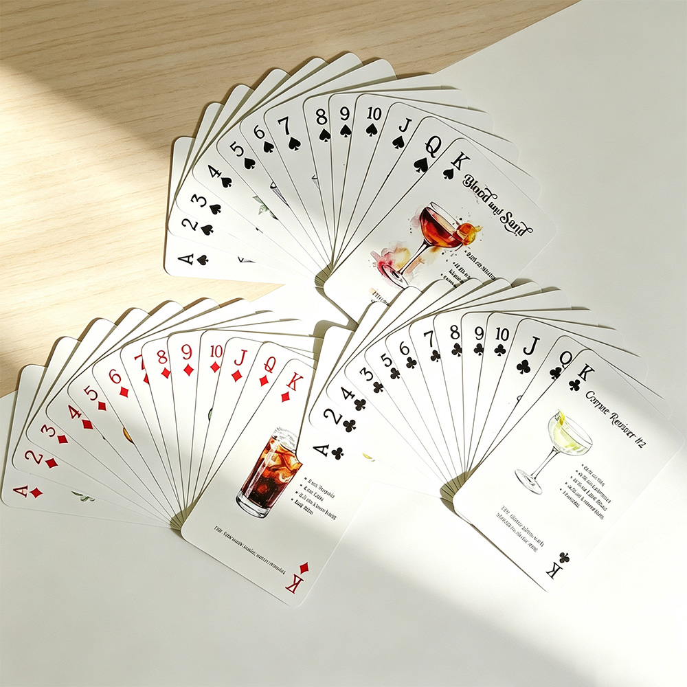 54-Karten-Deck mit Original-Co – Cocktail Recipe Book Bewertung und Preis