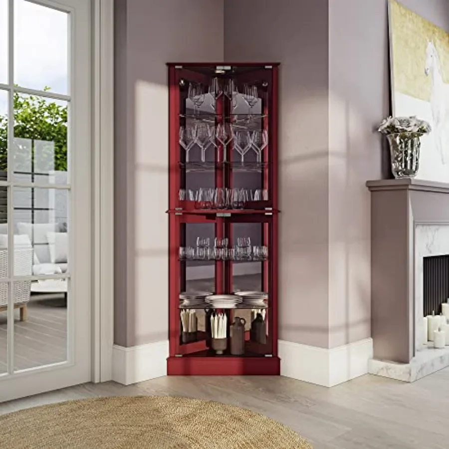 Beleuchteter Eckvitrinenschran – Home Bar And Cabinet Bewertung und Preis