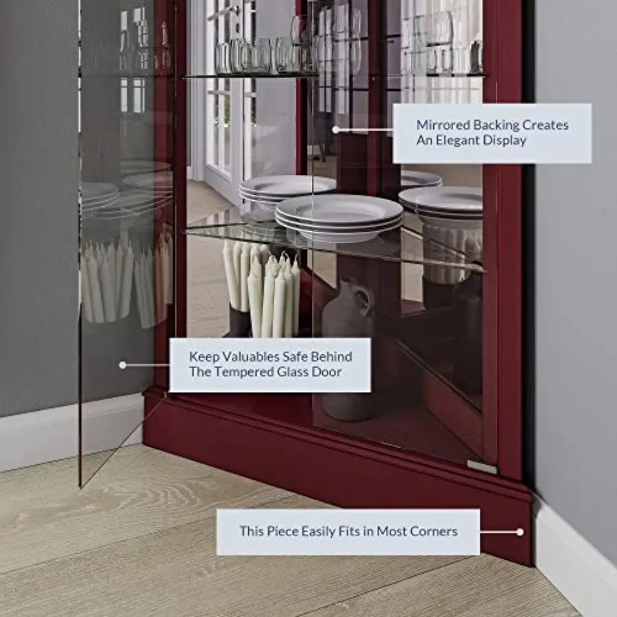Beleuchteter Eckvitrinenschran – Home Bar And Cabinet Bewertung und Preis