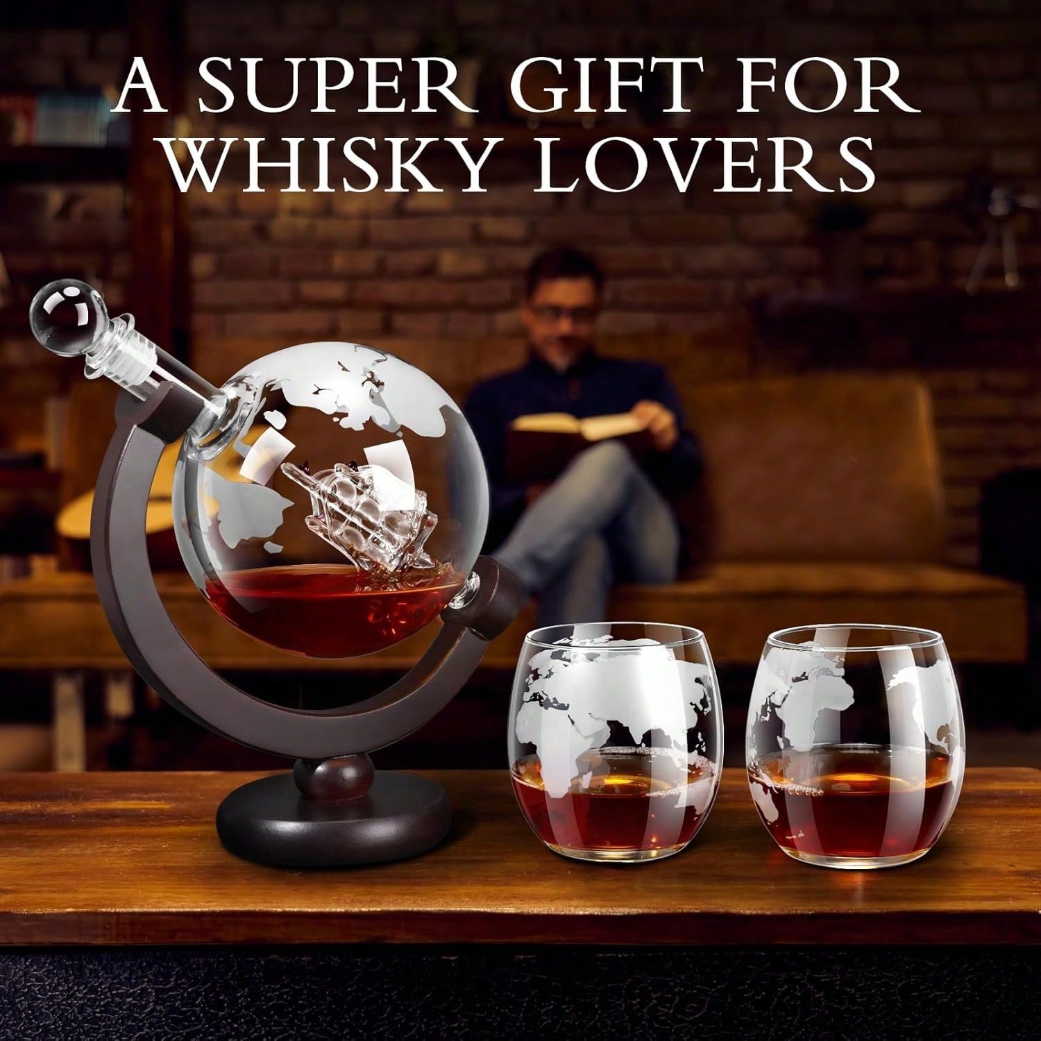 Whiskey-Dekanter-Globus-Set fü – Decanter Globe Set Bewertung und Preis