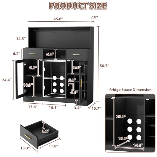 Mini-Kühlschrank mit Stauraum, – Home Bar And Fridge Bewertung und Preis