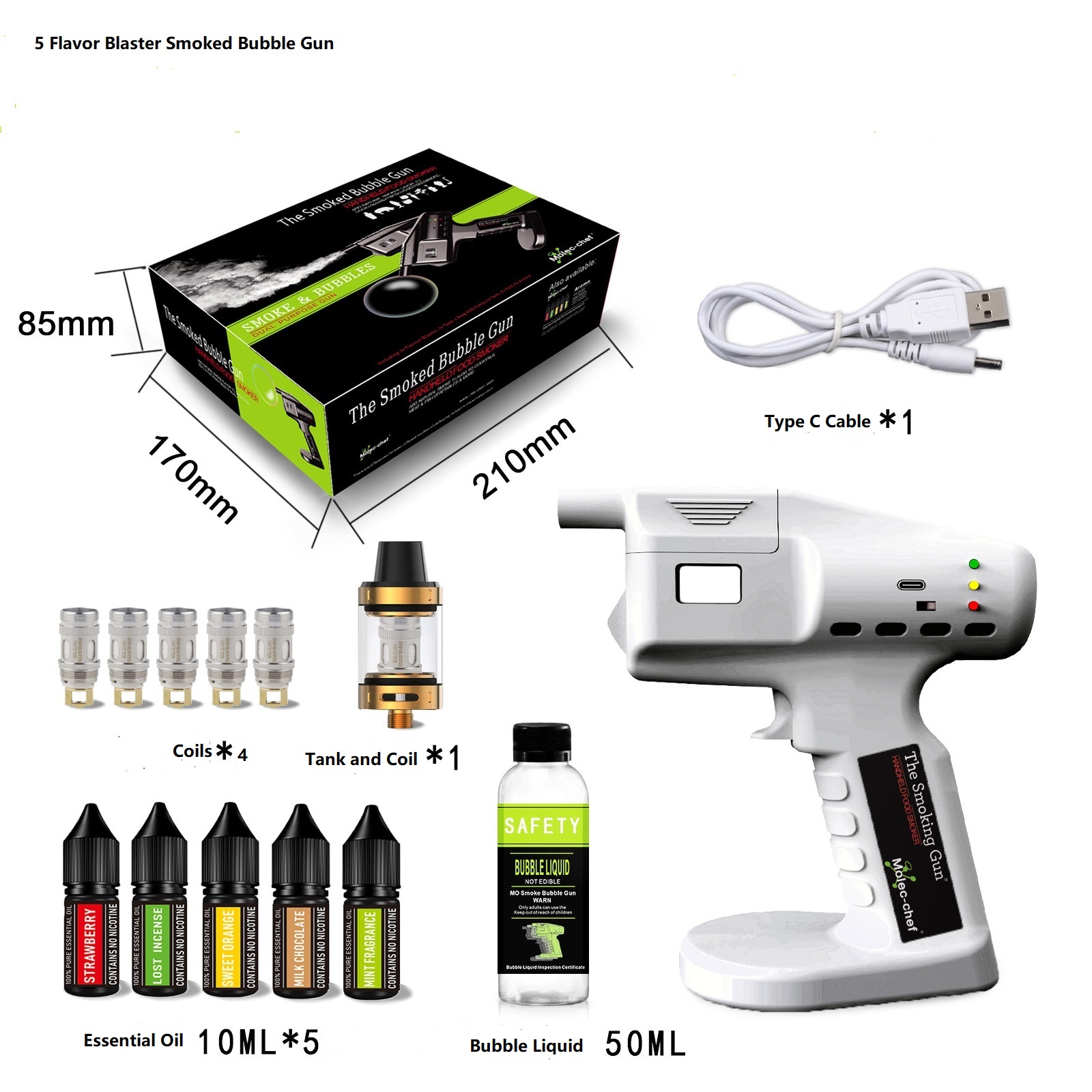 Wiederaufladbares Aroma-Blaste – Smoking Gun Kit Bewertung und Preis