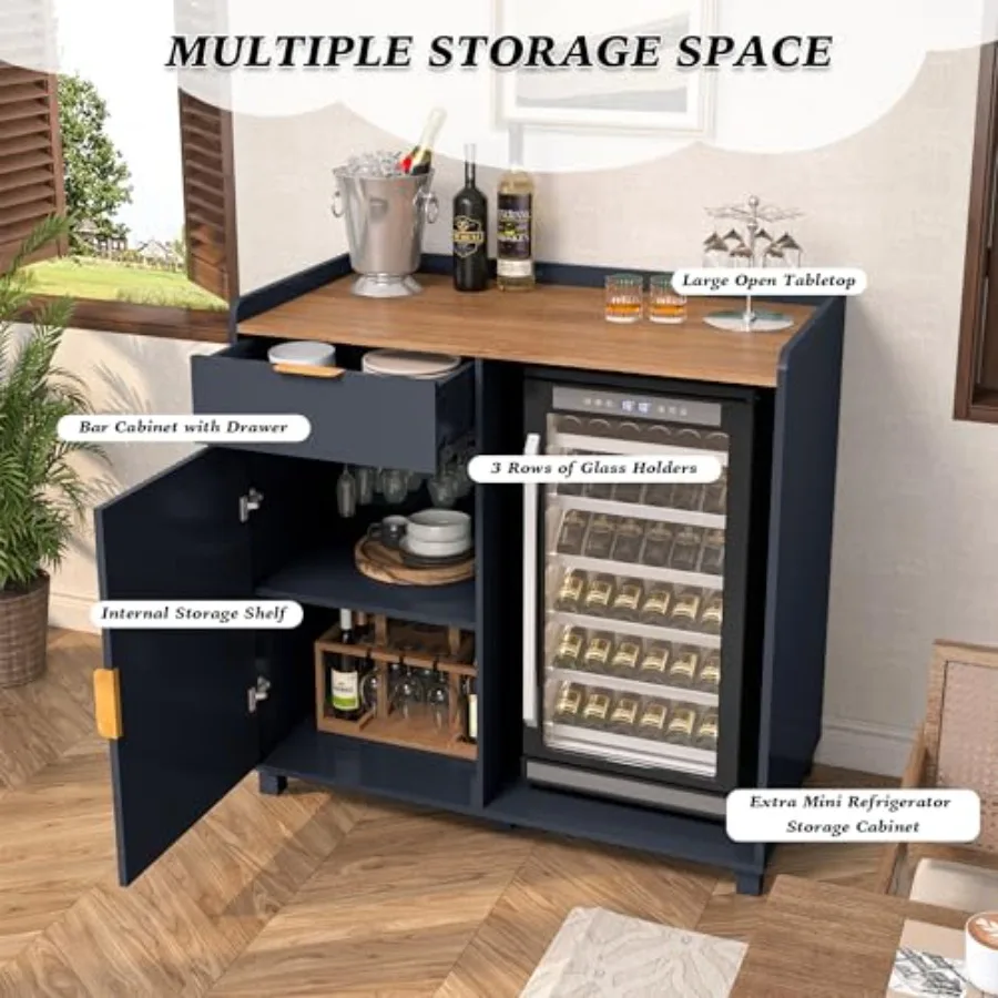 Bar-Schrank mit Kühlfach und g – Home Bar And Fridge Bewertung und Preis