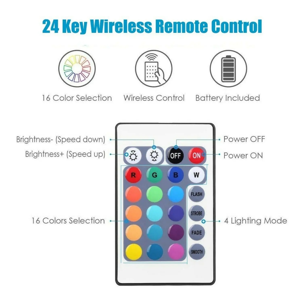 1/2/4/6 Lampe RGB LED Unter Sc – Home Bar And Cabinet Bewertung und Preis
