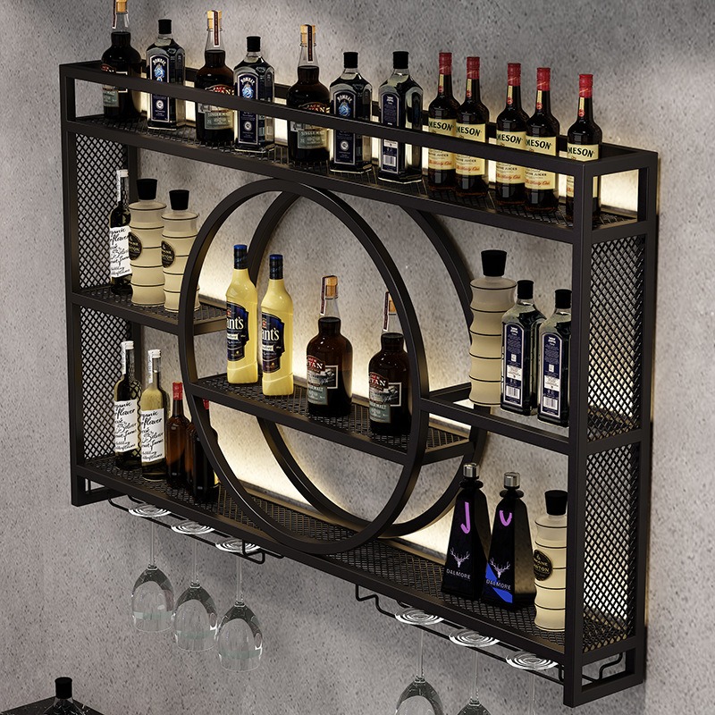 Bar-Weinregal, wandmontierter  – Home Bar Shelves Bewertung und Preis