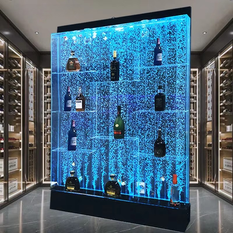Maßgeschneiderte Acryl-LED-Was – Home Bar Shelves Bewertung und Preis