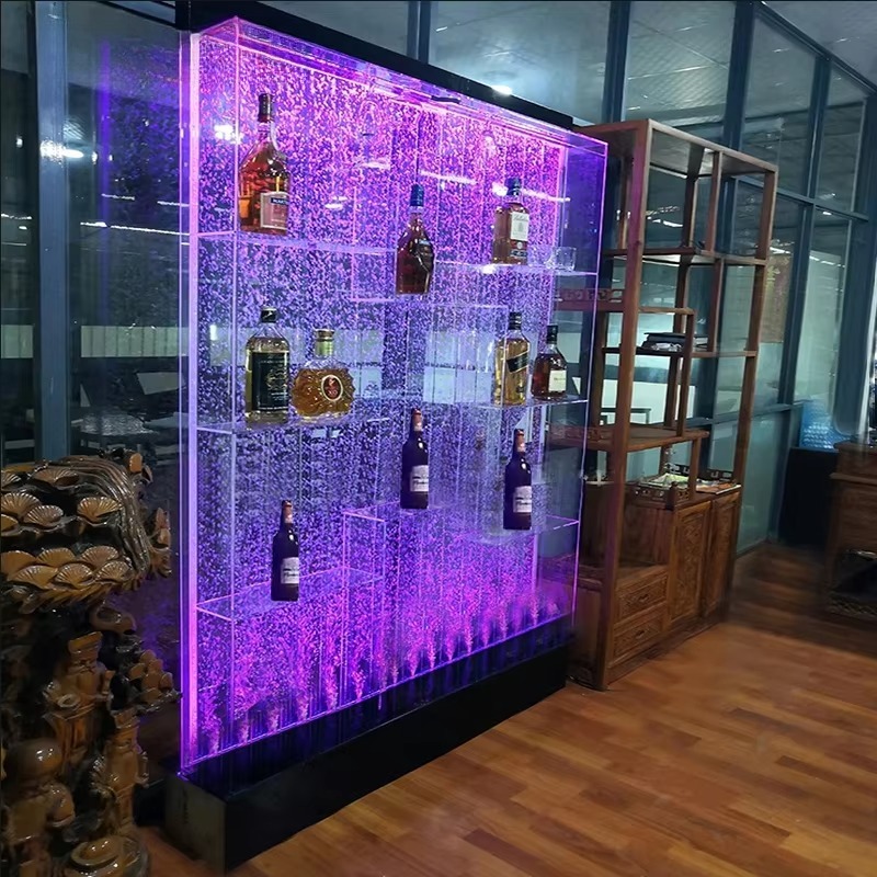 Maßgeschneiderte Acryl-LED-Was – Home Bar Shelves Bewertung und Preis