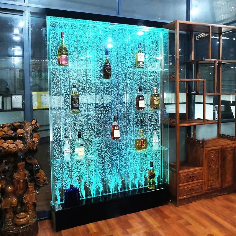 Maßgeschneiderte Acryl-LED-Was – Home Bar Shelves Bewertung und Preis