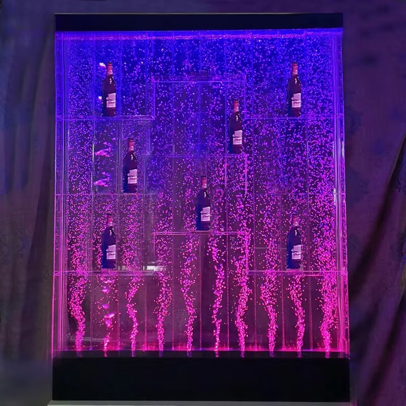 Maßgeschneiderte Acryl-LED-Was – Home Bar Shelves Bewertung und Preis