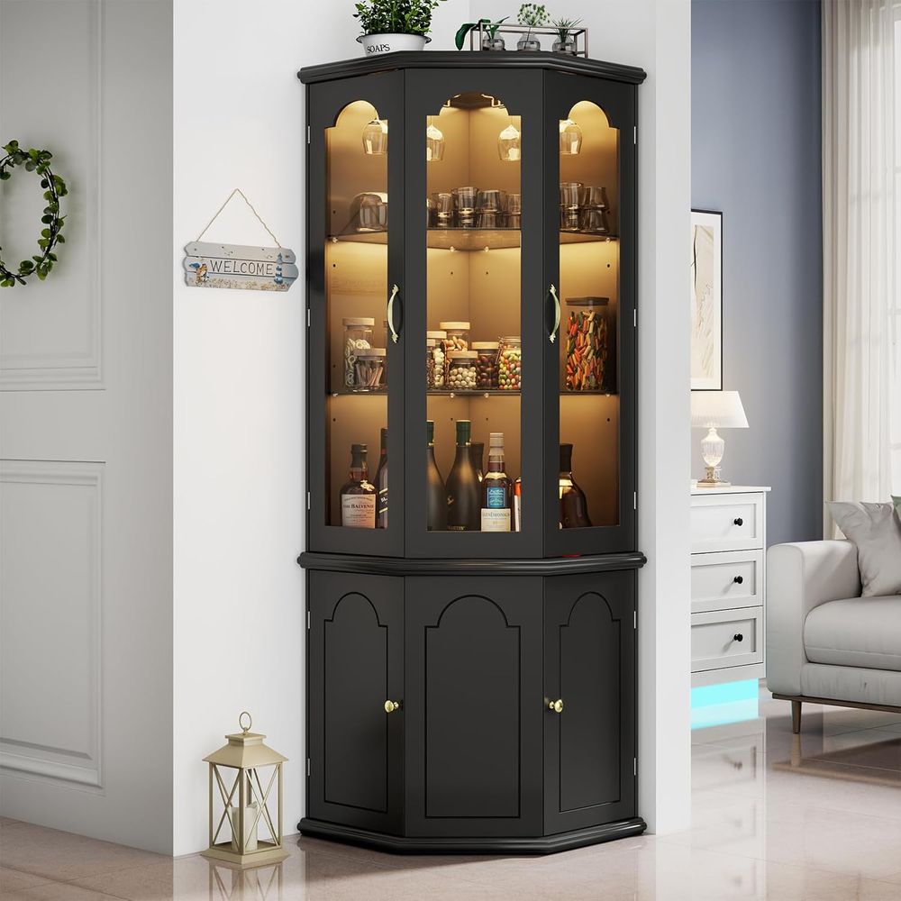 Beleuchteter Barschrank mit ge – Home Bar Shelves Bewertung und Preis